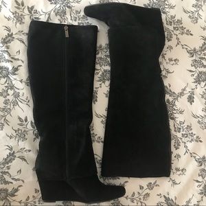 Jessica Simpson Suede Wedge Boots